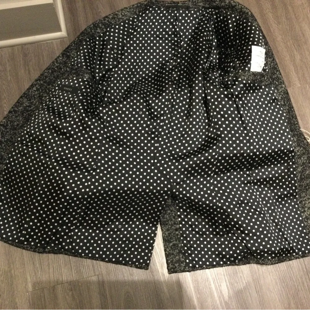 Gucci Black Heather Zip-Up Knit Sweater